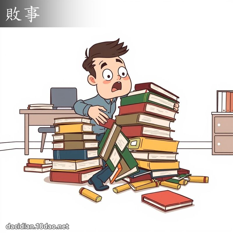 败事 - 国语大辞典配图