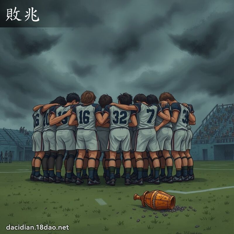 敗兆 - 國語大辭典配圖