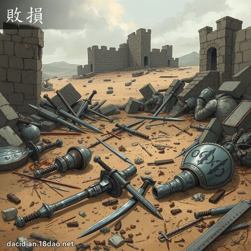 败损 - 国语大辞典配图