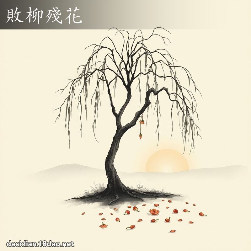 败柳残花 - 国语大辞典配图