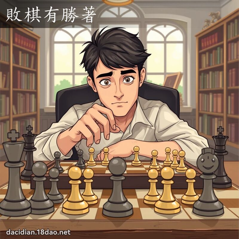 败棋有胜著 - 国语大辞典配图