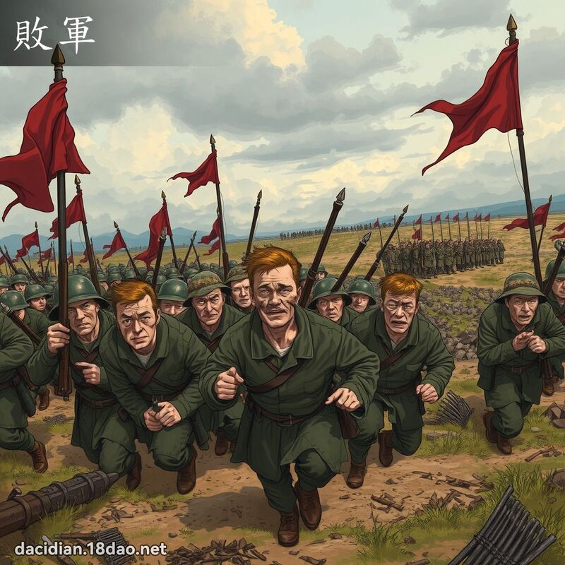 败军 - 国语大辞典配图