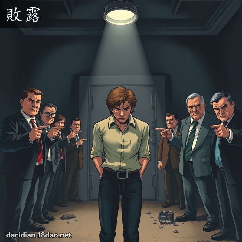 敗露 - 國語大辭典配圖