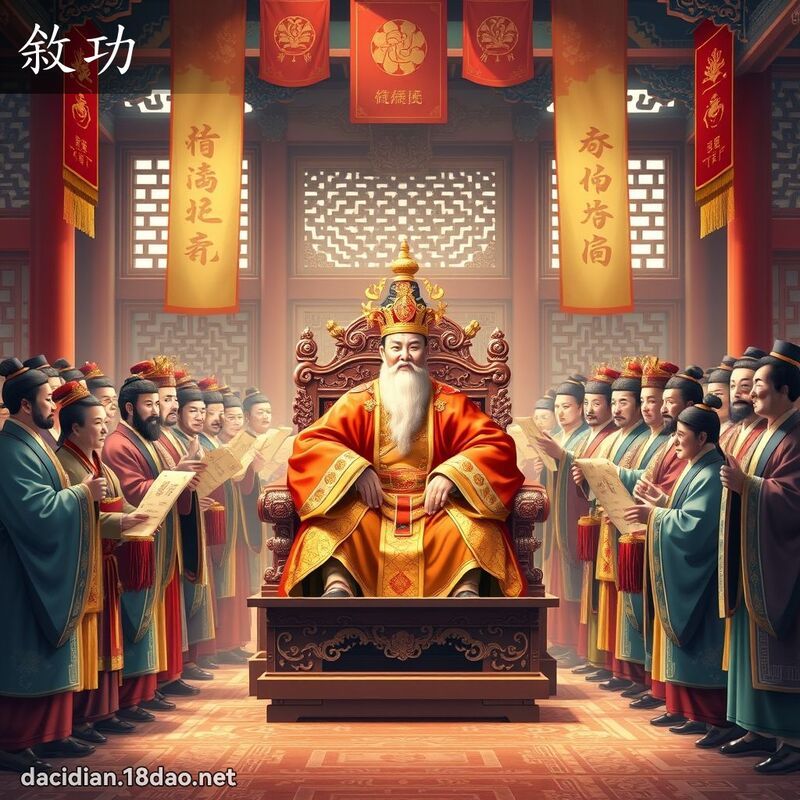 敘功 - 國語大辭典配圖