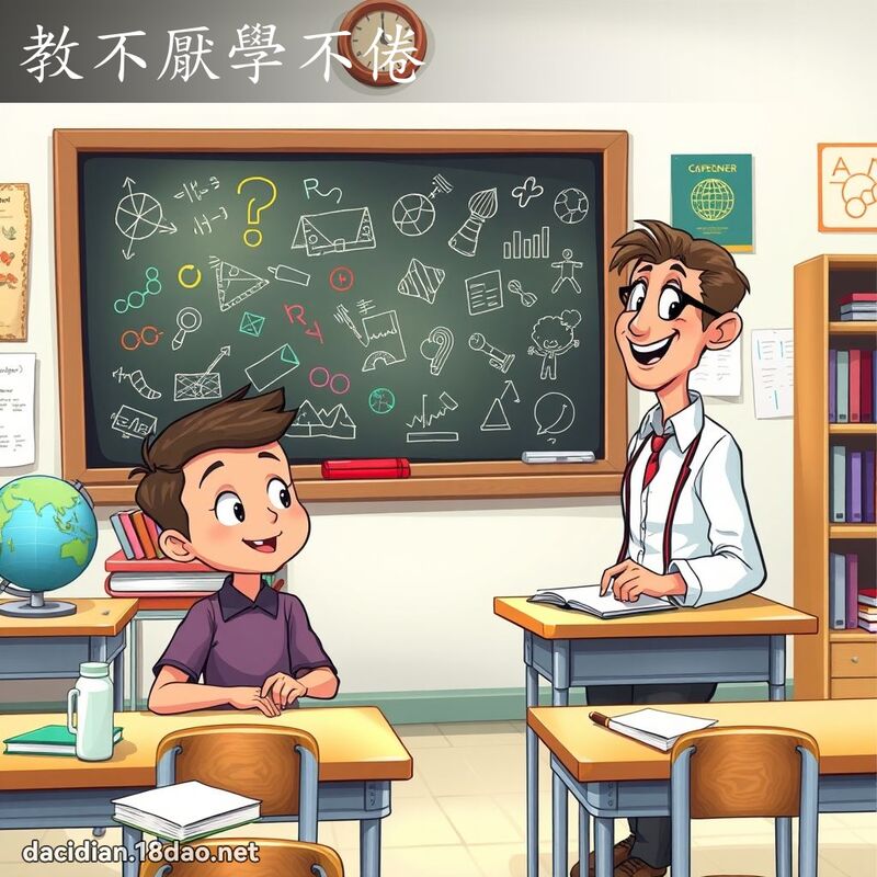 教不厭學不倦 - 國語大辭典配圖