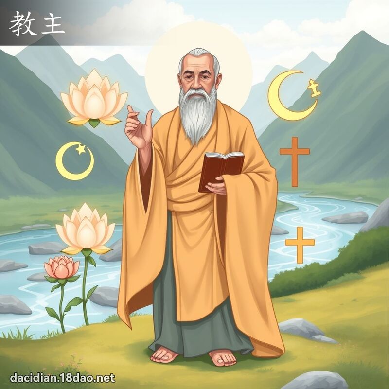 教主 - 國語大辭典配圖