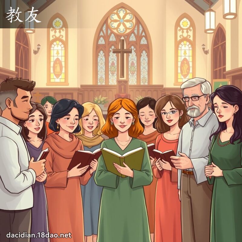 教友 - 國語大辭典配圖