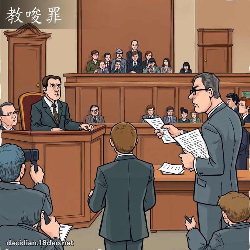 教唆罪 - 國語大辭典配圖
