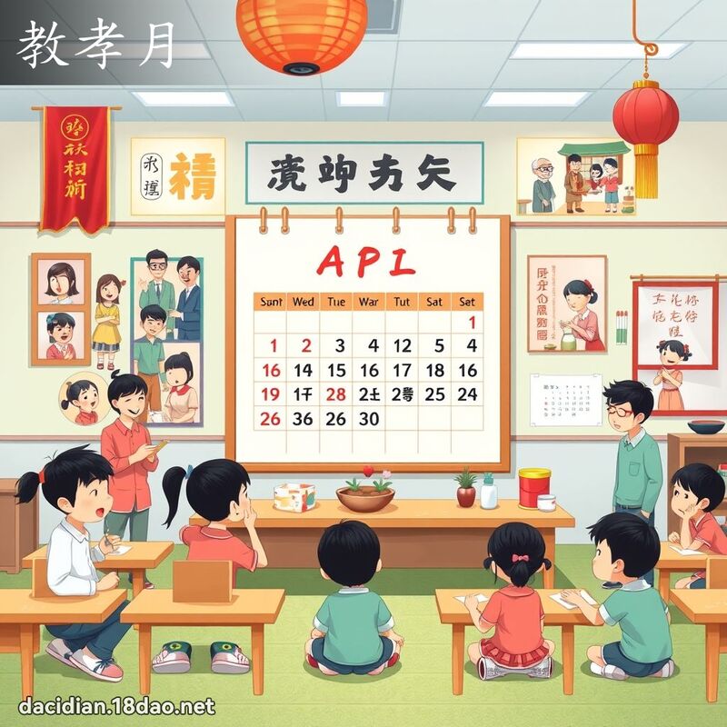 教孝月 - 国语大辞典配图