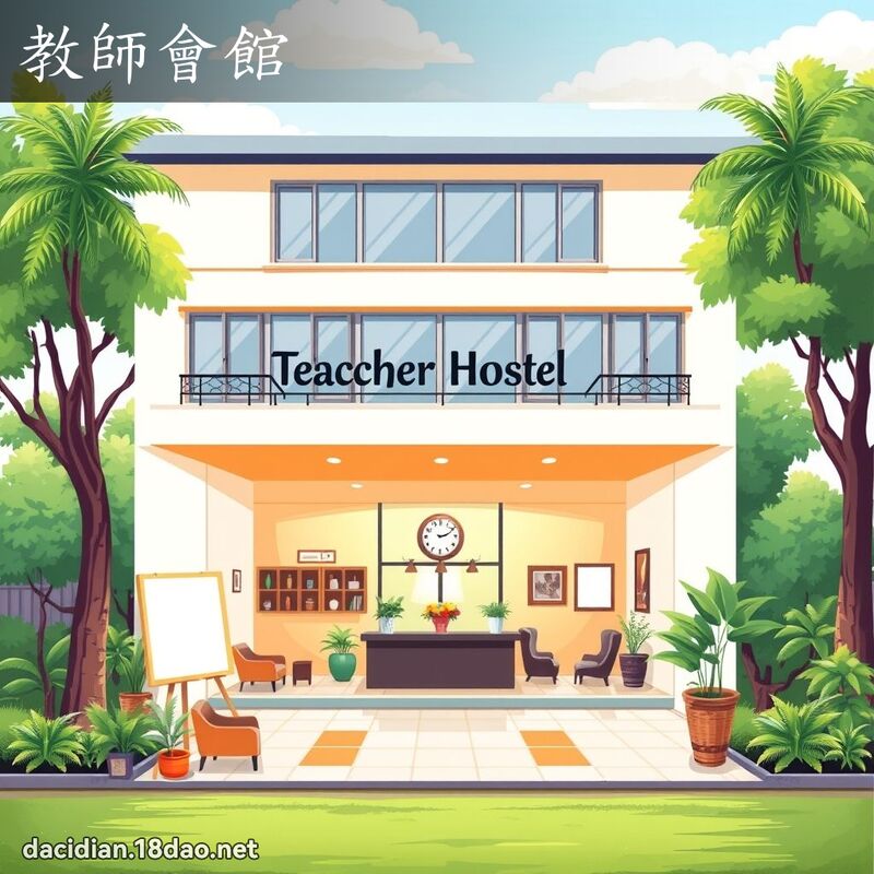 教师会馆 - 国语大辞典配图