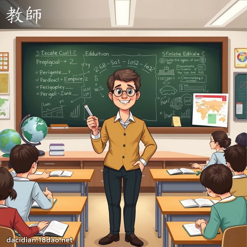 教师 - 国语大辞典配图