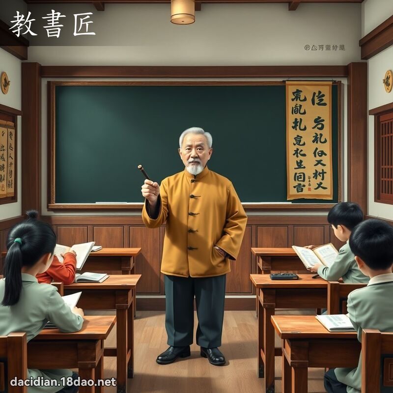 教书匠 - 国语大辞典配图