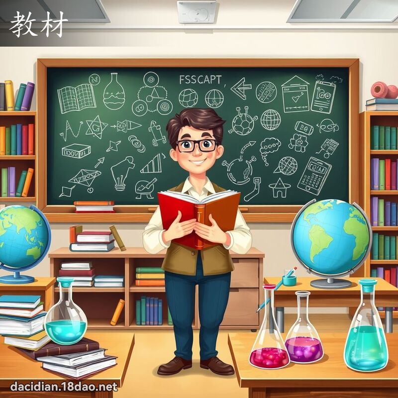 教材 - 國語大辭典配圖