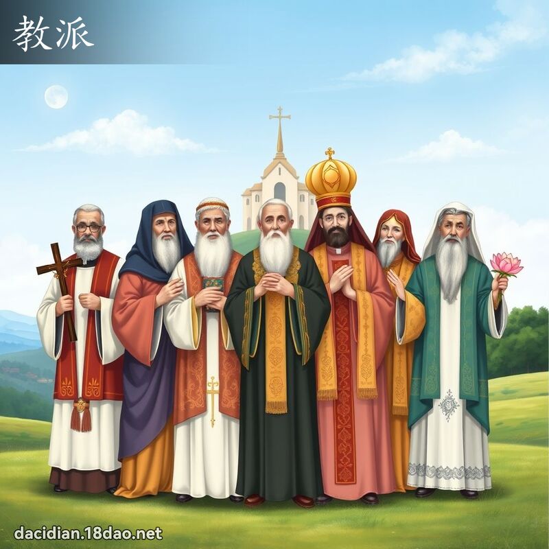 教派 - 国语大辞典配图