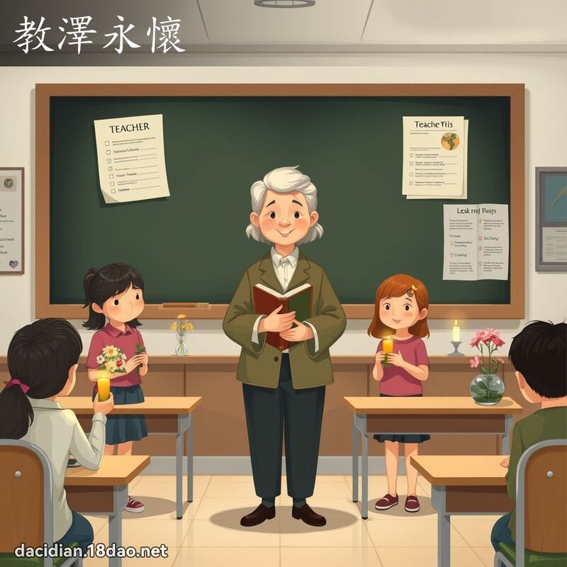 教泽永怀 - 国语大辞典配图