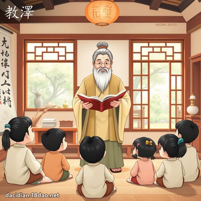 教泽 - 国语大辞典配图