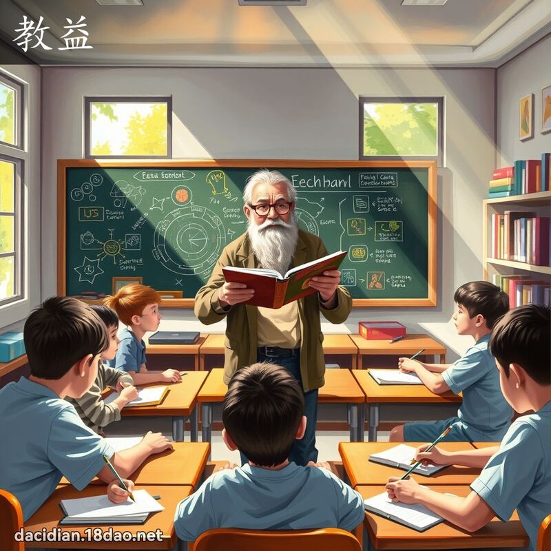 教益 - 國語大辭典配圖