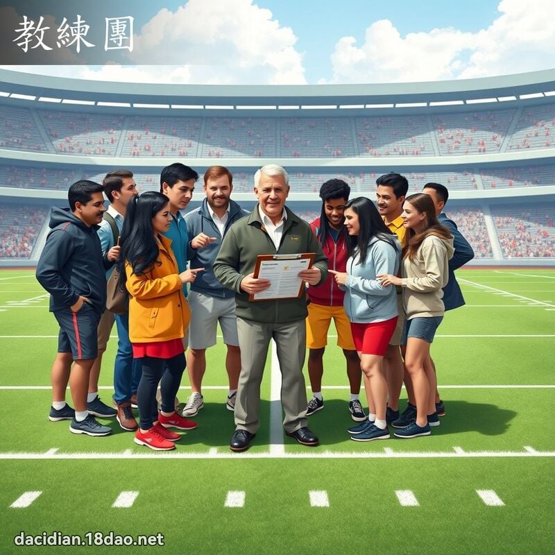 教練團 - 國語大辭典配圖