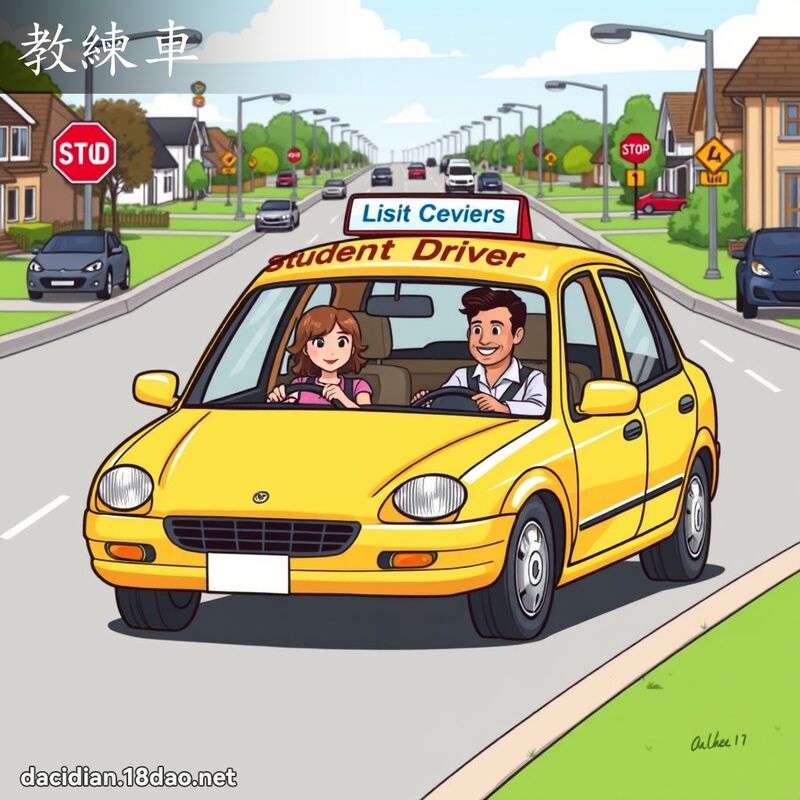 教練車 - 國語大辭典配圖