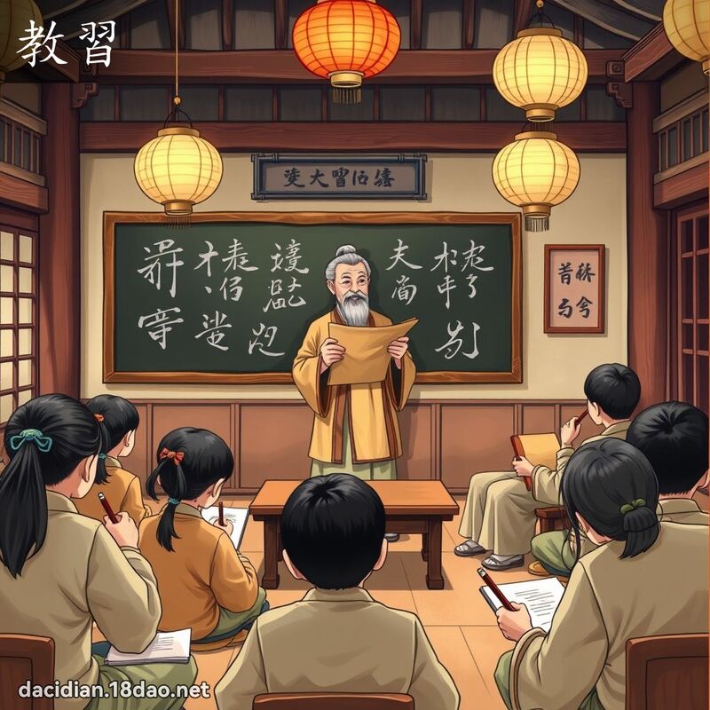 教習 - 國語大辭典配圖