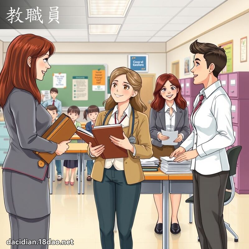 教職員 - 國語大辭典配圖