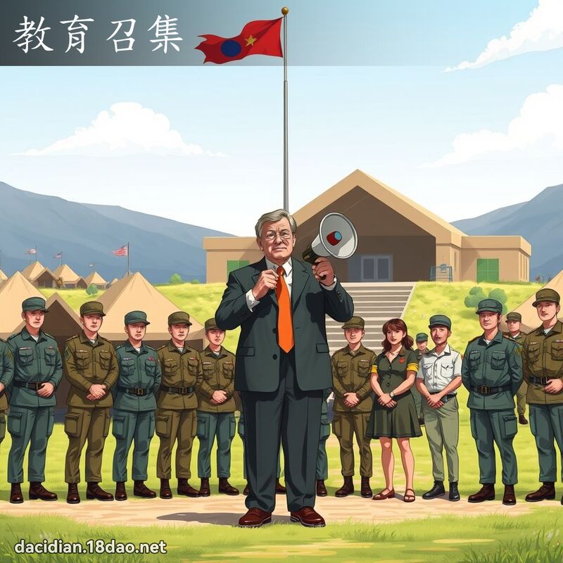 教育召集 - 國語大辭典配圖