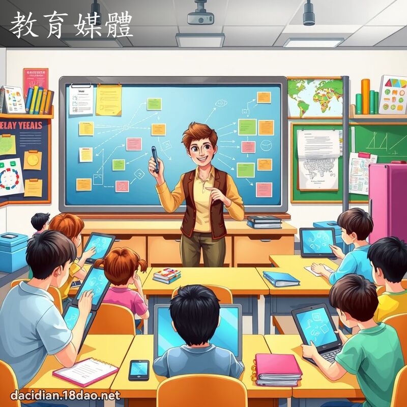 教育媒體 - 國語大辭典配圖