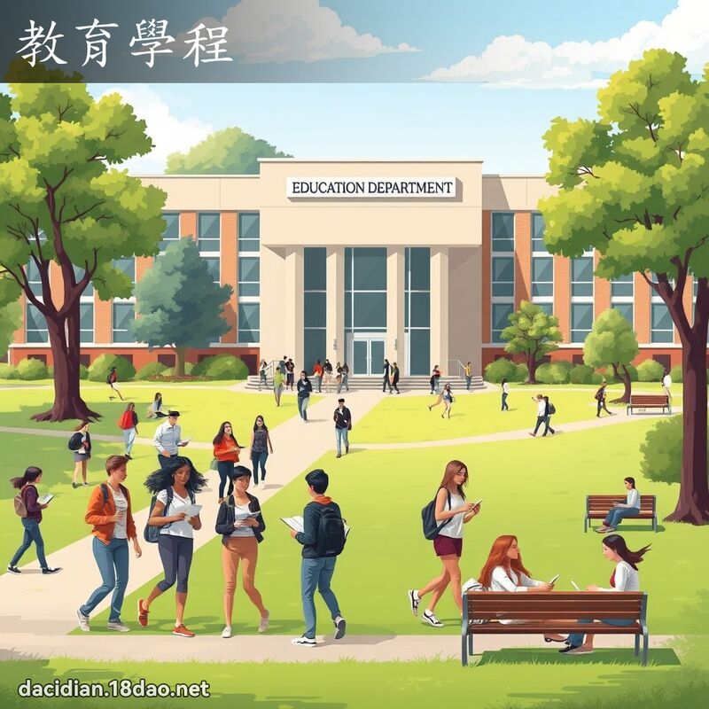 教育學程 - 國語大辭典配圖