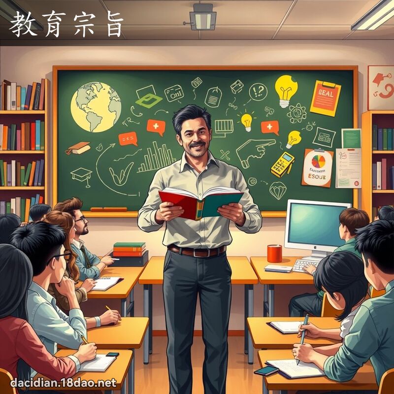 教育宗旨 - 國語大辭典配圖