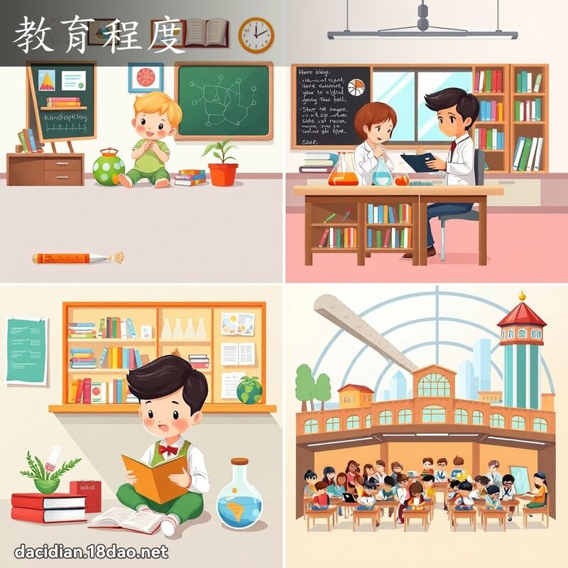 教育程度 - 國語大辭典配圖