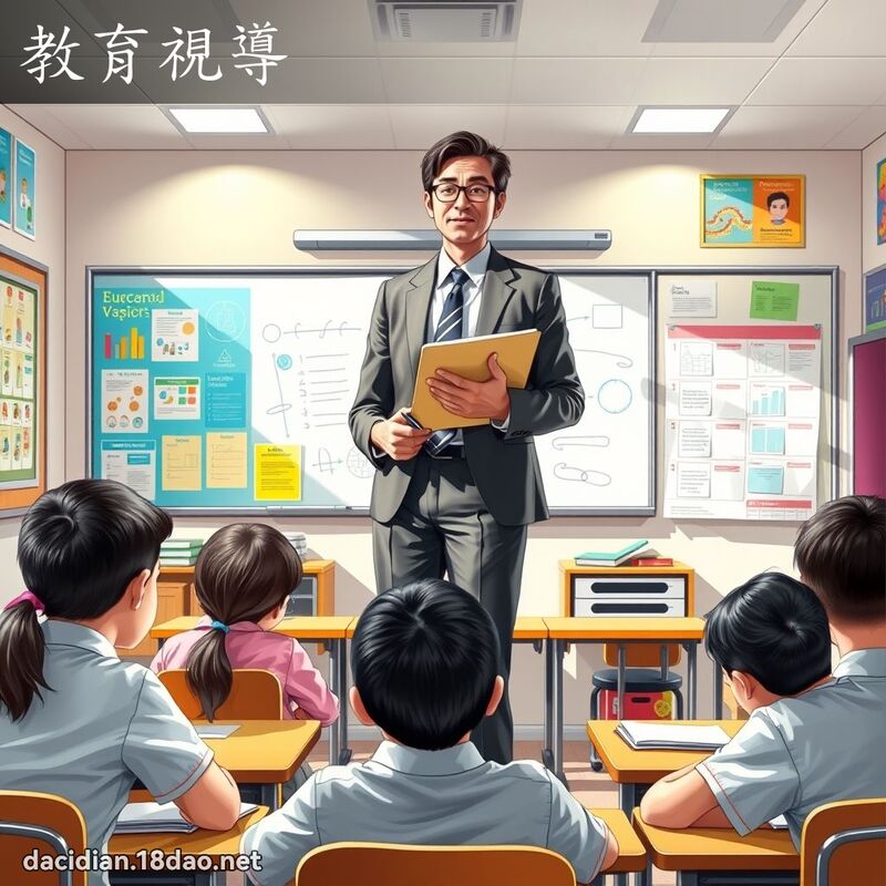 教育視導 - 國語大辭典配圖