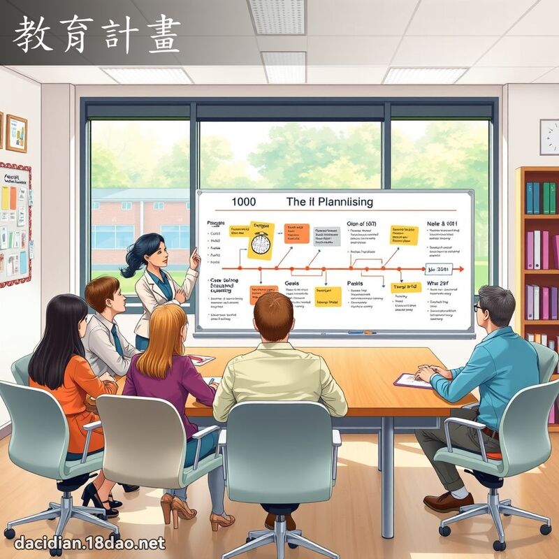 教育計畫 - 國語大辭典配圖