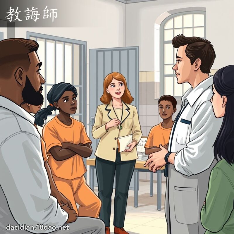 教誨師 - 國語大辭典配圖
