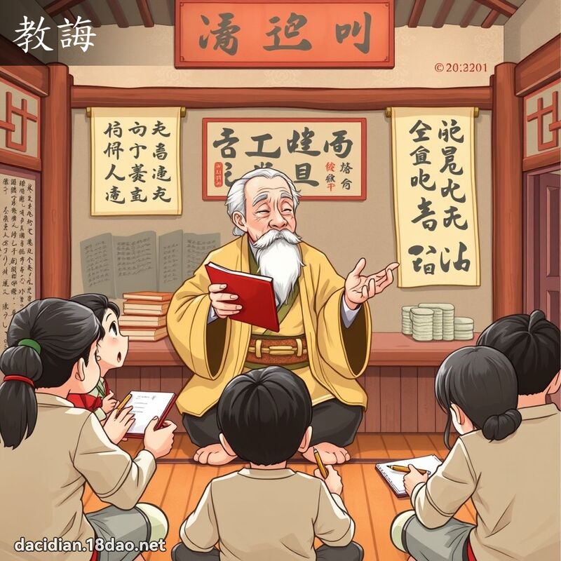 教诲 - 国语大辞典配图