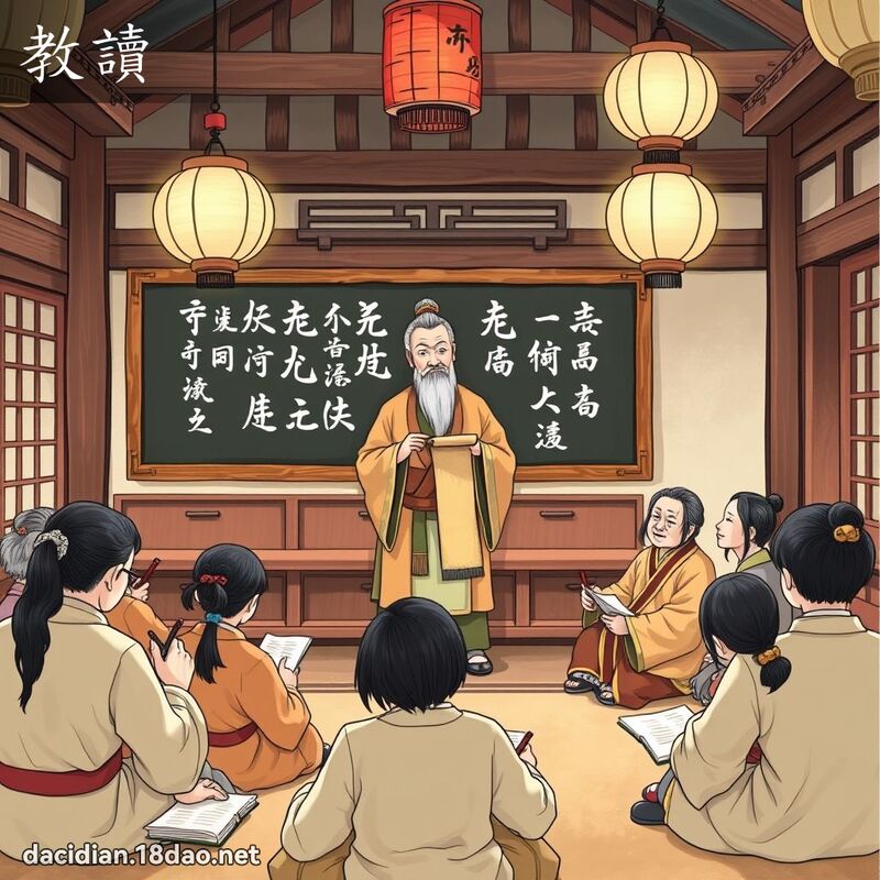 教讀 - 國語大辭典配圖