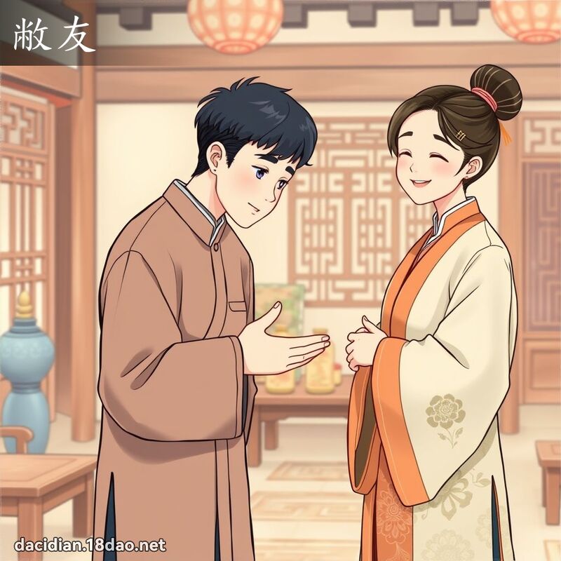 敝友 - 國語大辭典配圖