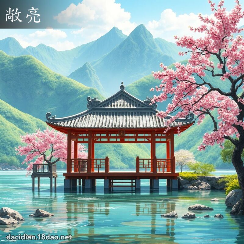 敞亮 - 國語大辭典配圖