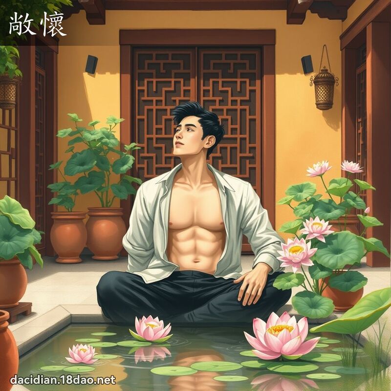 敞懷 - 國語大辭典配圖