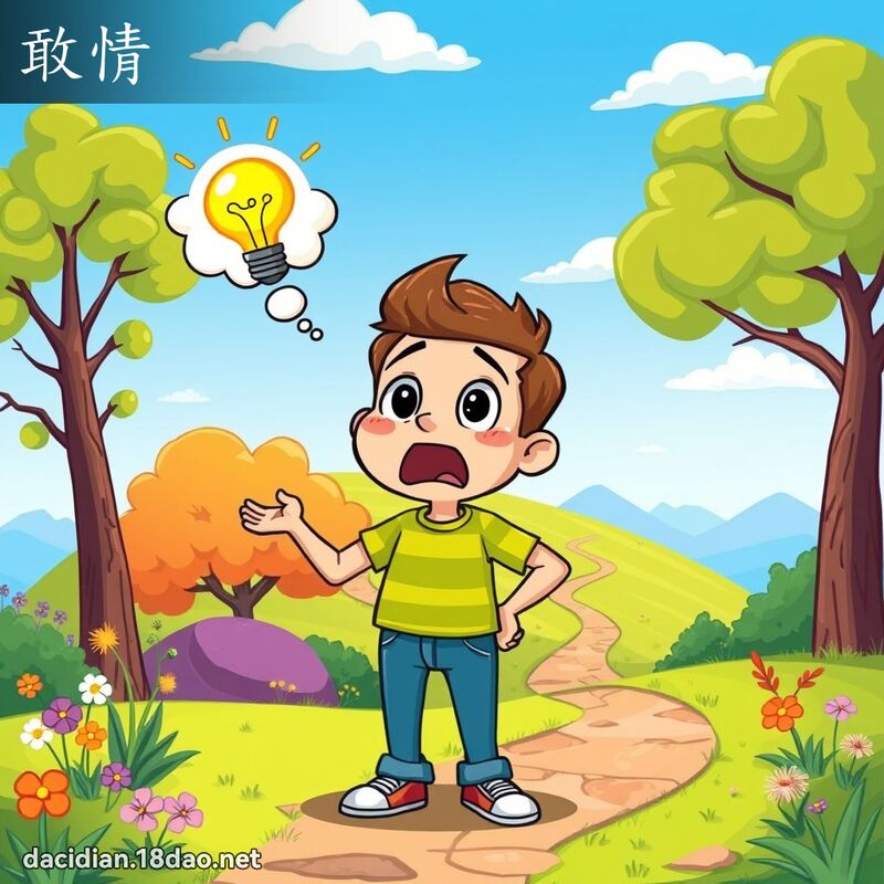 敢情 - 國語大辭典配圖
