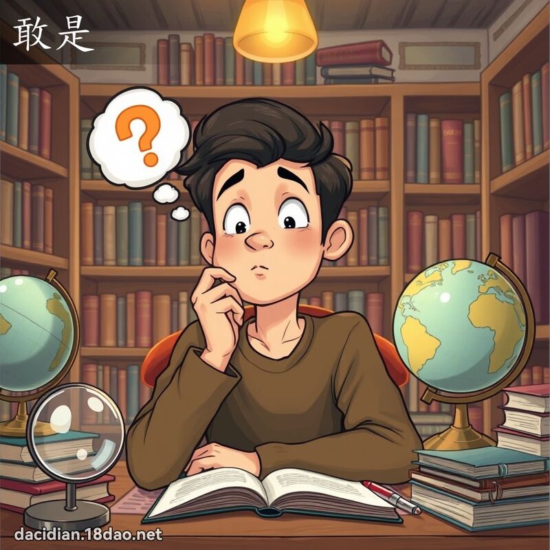 敢是 - 國語大辭典配圖