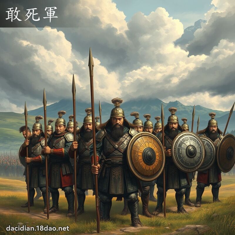 敢死軍 - 國語大辭典配圖