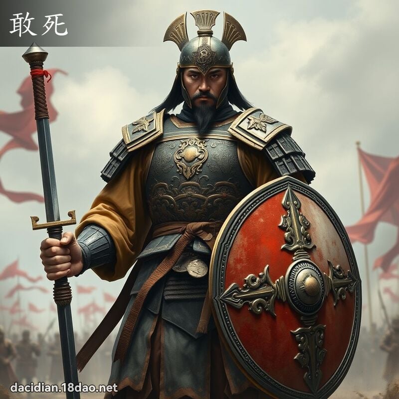 敢死 - 國語大辭典配圖