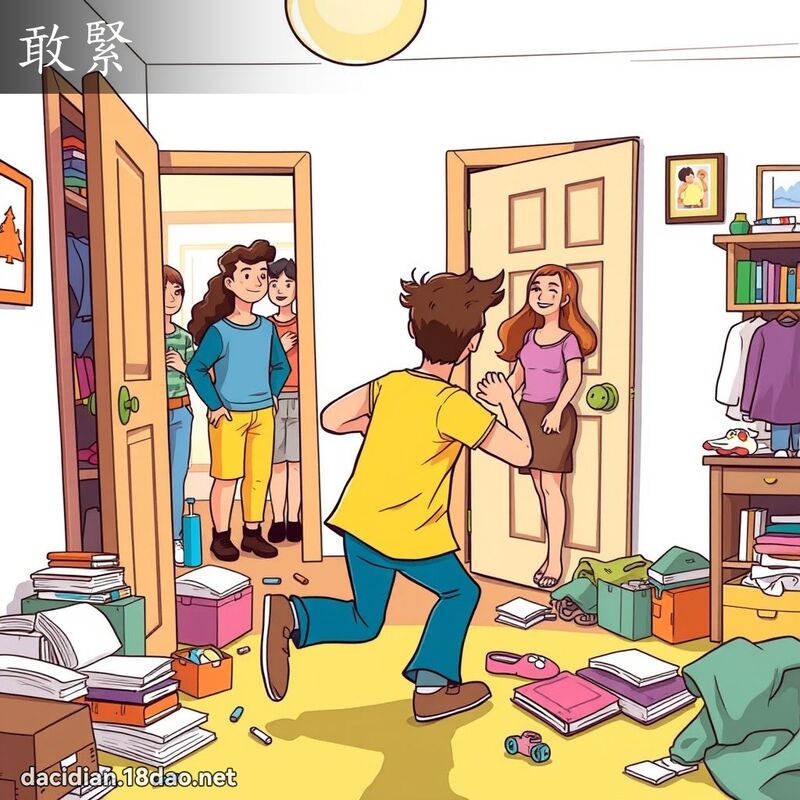 敢紧 - 国语大辞典配图