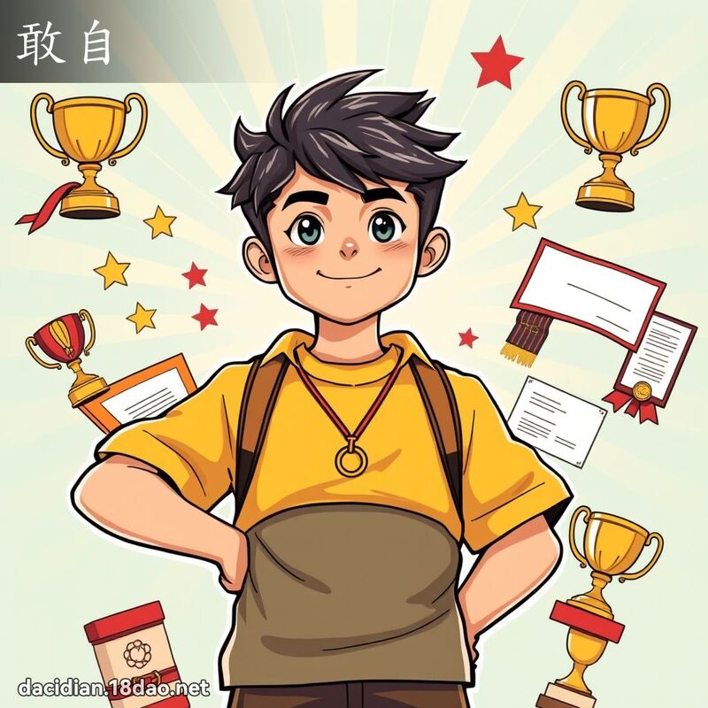 敢自 - 國語大辭典配圖