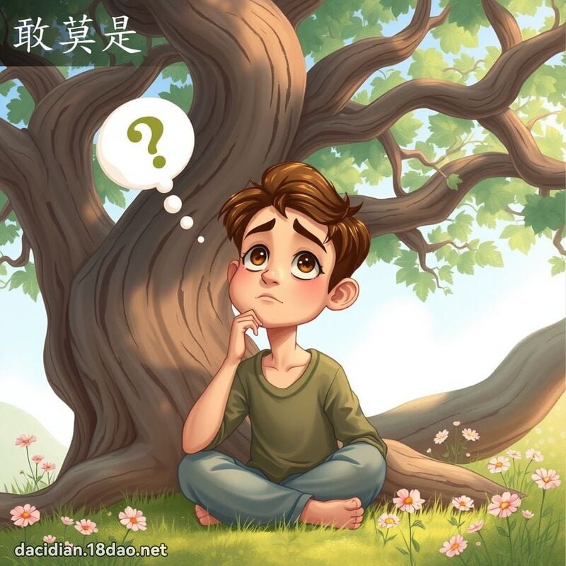 敢莫是 - 國語大辭典配圖