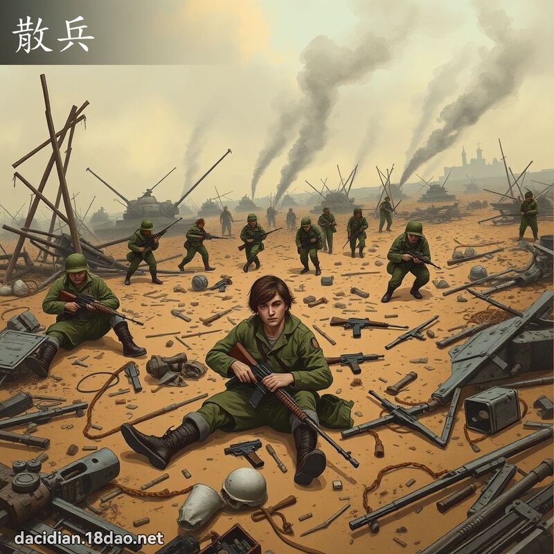 散兵 - 國語大辭典配圖