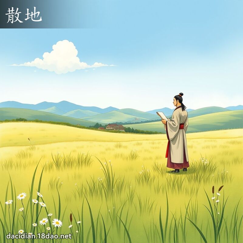 散地 - 国语大辞典配图