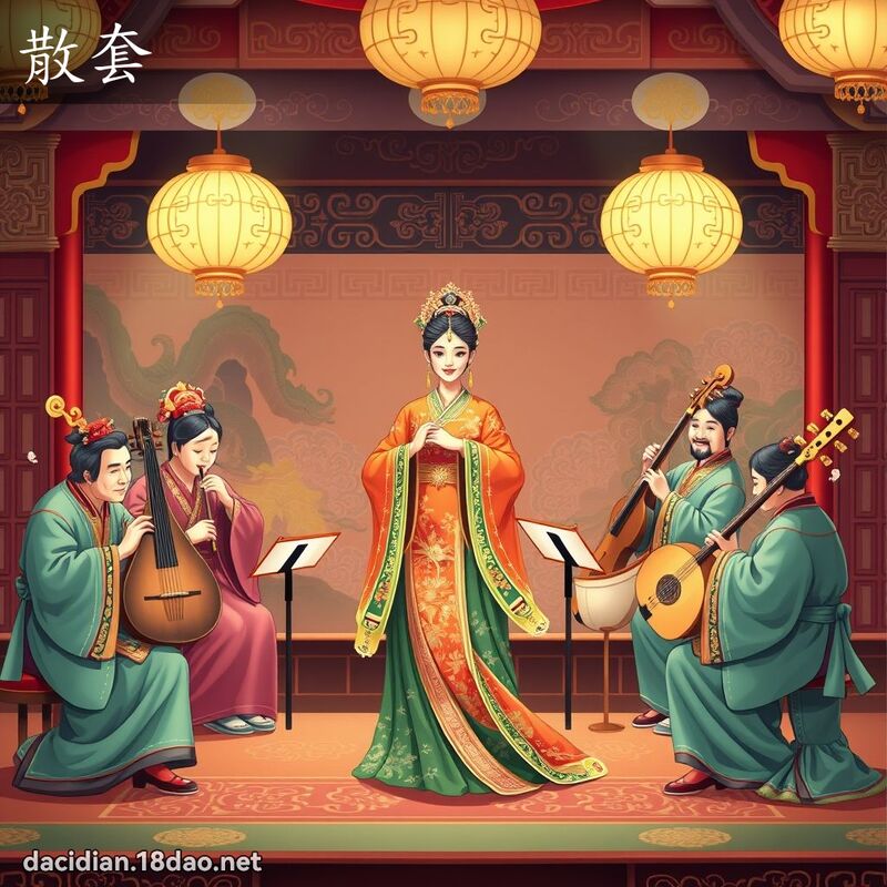 散套 - 國語大辭典配圖