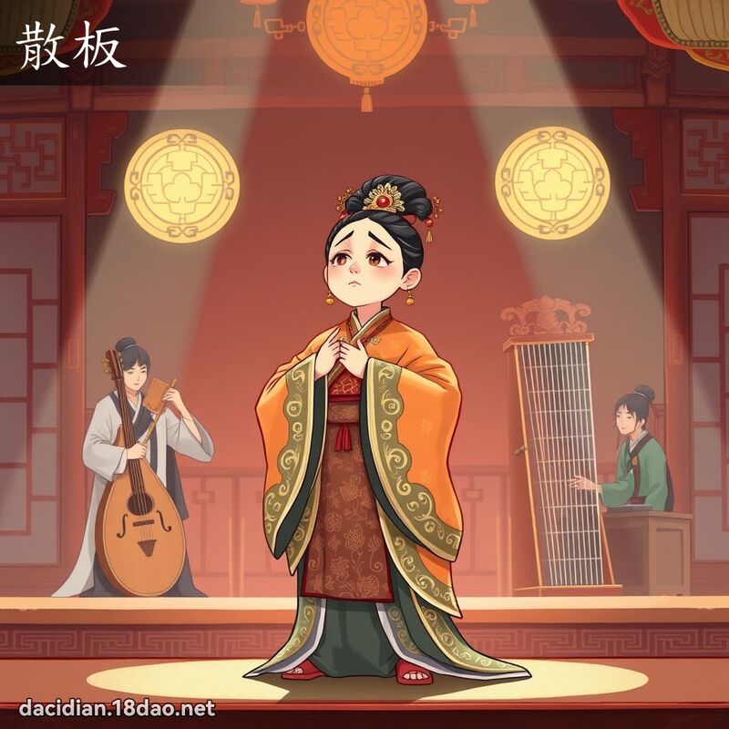 散板 - 國語大辭典配圖