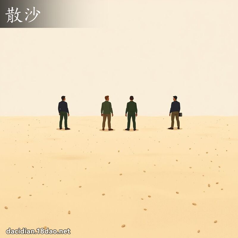 散沙 - 国语大辞典配图
